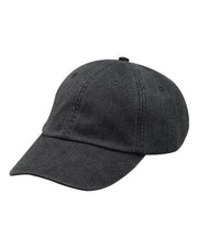 Adams Headwear Black / OSFM Adams Headwear LP101 - Optimum Pigment-Dyed Dad Hat