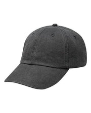 Adams Headwear Charcoal / OSFM Adams Headwear LP101 - Optimum Pigment-Dyed Dad Hat