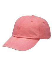 Adams Headwear Coral / OSFM Adams Headwear LP101 - Optimum Pigment-Dyed Dad Hat