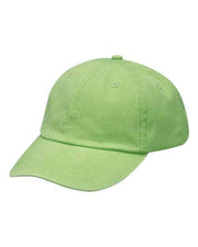 Adams Headwear Lime / OSFM Adams Headwear LP101 - Optimum Pigment-Dyed Dad Hat