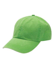 Adams Headwear Neon Green / OSFM Adams Headwear LP101 - Optimum Pigment-Dyed Dad Hat