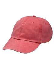 Adams Headwear Poppy / OSFM Adams Headwear LP101 - Optimum Pigment-Dyed Dad Hat