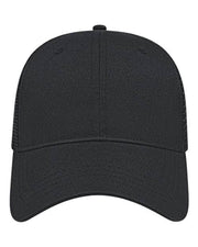 CAP AMERICA Black/ Black / Adjustable CAP AMERICA x800 - X-tra Value Polyester Trucker Cap