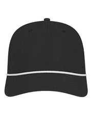 CAP AMERICA Black/ White / Adjustable CAP AMERICA i7256 - Athletic Rope Cap