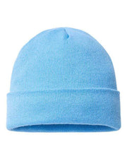 CAP AMERICA Carolina Blue / One Size CAP AMERICA TKN24 - USA-Made 12" Cuffed Beanie