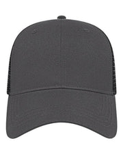 CAP AMERICA Charcoal/ Black / Adjustable CAP AMERICA x800 - X-tra Value Polyester Trucker Cap