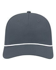 CAP AMERICA Charcoal/ White / Adjustable CAP AMERICA i7256 - Athletic Rope Cap