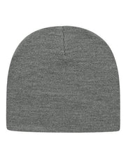 CAP AMERICA Heather Grey / One Size CAP AMERICA TKN28 - USA-Made 8 1/2" Beanie