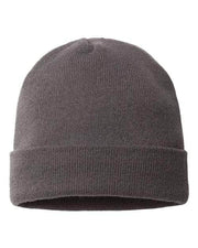 CAP AMERICA Iron Grey / One Size CAP AMERICA TKN24 - USA-Made 12" Cuffed Beanie