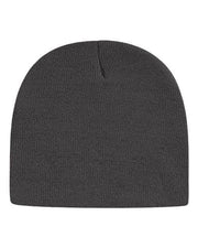 CAP AMERICA Iron Grey / One Size CAP AMERICA TKN28 - USA-Made 8 1/2" Beanie