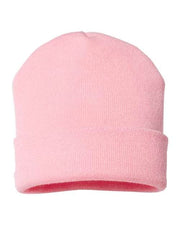 CAP AMERICA Pink / One Size CAP AMERICA TKN24 - USA-Made 12" Cuffed Beanie