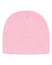 CAP AMERICA Pink / One Size CAP AMERICA TKN28 - USA-Made 8 1/2" Beanie