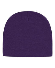 CAP AMERICA Purple / One Size CAP AMERICA TKN28 - USA-Made 8 1/2" Beanie