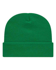 CAP AMERICA True Kelly Green / One Size CAP AMERICA TKN24 - USA-Made 12" Cuffed Beanie