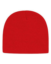 CAP AMERICA True Red / One Size CAP AMERICA TKN28 - USA-Made 8 1/2" Beanie