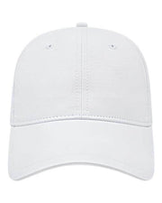 CAP AMERICA White / Adjustable CAP AMERICA i7023 - Structured Active Wear Cap