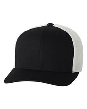 Flexfit Black/ White / One Size Flexfit 6511 - Trucker Cap