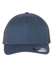 Flexfit Navy/ Graphite / One Size Flexfit 6511 - Trucker Cap