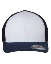 Flexfit Navy/ White/ Navy / One Size Flexfit 6511 - Trucker Cap