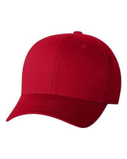 Flexfit Red / S/M Flexfit 5001 - V-Flexfit® Cotton Twill Cap