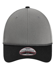 Imperial Grey/ Black/ Black/ Grey / Adjustable Imperial 7054 - The Wingman Cap
