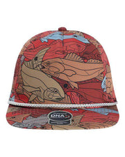 Imperial Red/ Tan / Adjustable Imperial DNA014 - The Golden Hour Cap