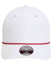 Imperial White/ Red / Adjustable Imperial 7054 - The Wingman Cap
