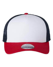 Imperial White/ Red/ Dark Navy / Adjustable Imperial 1287 - North Country Trucker Cap