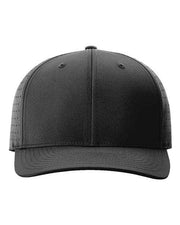 Richardson Black / Adjustable Richardson 632 - Laser Perf R-Flex Cap
