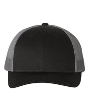 Richardson Black/ Charcoal / M/L Richardson 115 - Low Pro Trucker Cap