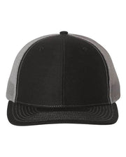 Richardson Black/ Charcoal / OSFM Richardson 112 - Snapback Trucker Cap