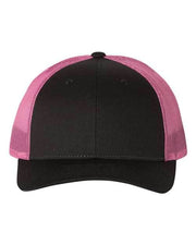 Richardson Black/ Neon Pink / M/L Richardson 115 - Low Pro Trucker Cap