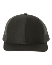Richardson Black / OSFM Richardson 112 - Snapback Trucker Cap