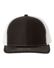 Richardson Black/ White / OSFM Richardson 112 - Snapback Trucker Cap