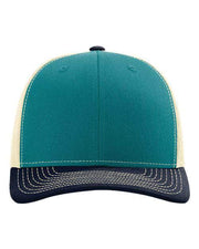 Richardson Blue Teal/ Birch/ Navy / OSFM Richardson 112 - Snapback Trucker Cap