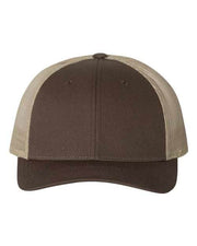 Richardson Brown/ Khaki / M/L Richardson 115 - Low Pro Trucker Cap