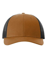 Richardson Carmel/ Black / M/L Richardson 115 - Low Pro Trucker Cap