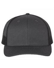 Richardson Charcoal/ Black / OSFM Richardson 112 - Snapback Trucker Cap