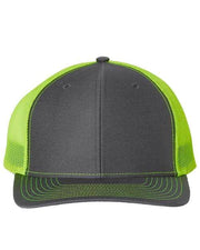 Richardson Charcoal/ Neon Yellow / OSFM Richardson 112 - Snapback Trucker Cap