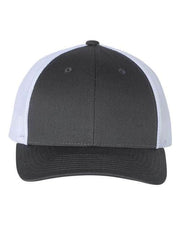 Richardson Charcoal/ White / M/L Richardson 115 - Low Pro Trucker Cap