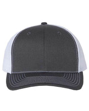 Richardson Charcoal/ White / OSFM Richardson 112 - Snapback Trucker Cap