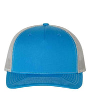 Richardson Cobalt Blue/ Grey / Adjustable Richardson 112FP - Five-Panel Trucker Cap