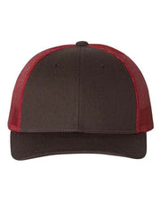 Richardson Coffee/ Claret / M/L Richardson 115 - Low Pro Trucker Cap