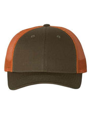 Richardson Dark Loden/ Jaffa Orange / M/L Richardson 115 - Low Pro Trucker Cap