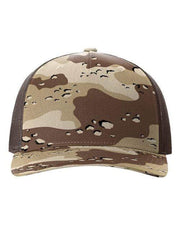 Richardson Desert Camo/ Brown / Adjustable Richardson 112PFP - Five-Panel Printed Trucker Cap