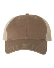 Richardson Driftwood/ Khaki / Adjustable Richardson 111 - Garment-Washed Trucker Cap