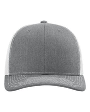 Richardson Heather Grey/ Light Grey / OSFM Richardson 112 - Snapback Trucker Cap