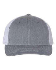 Richardson Heather Grey/ White / Adjustable Richardson 112Y - Youth Trucker Snapback Cap