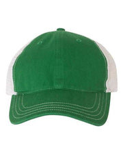 Richardson Kelly/ White / Adjustable Richardson 111 - Garment-Washed Trucker Cap
