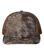 Richardson Kryptek Highlander - Buck / Adjustable Richardson 112P - Printed Trucker Cap